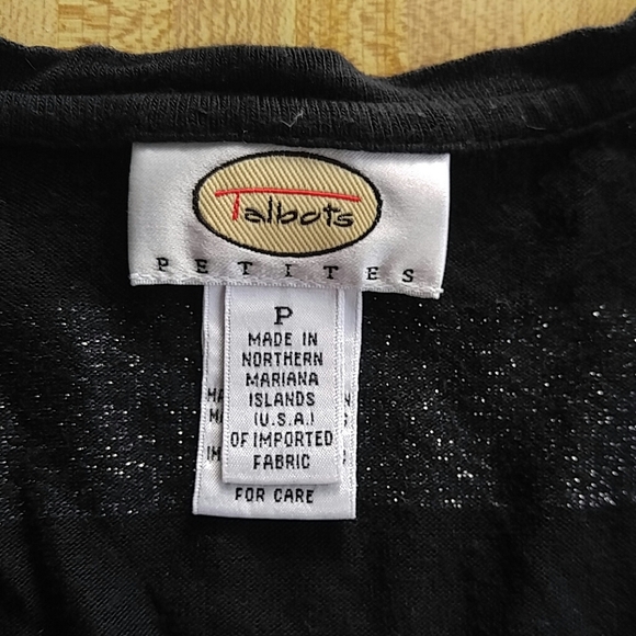Talbots Petite Sparkle Pullover Top - Picture 3 of 4